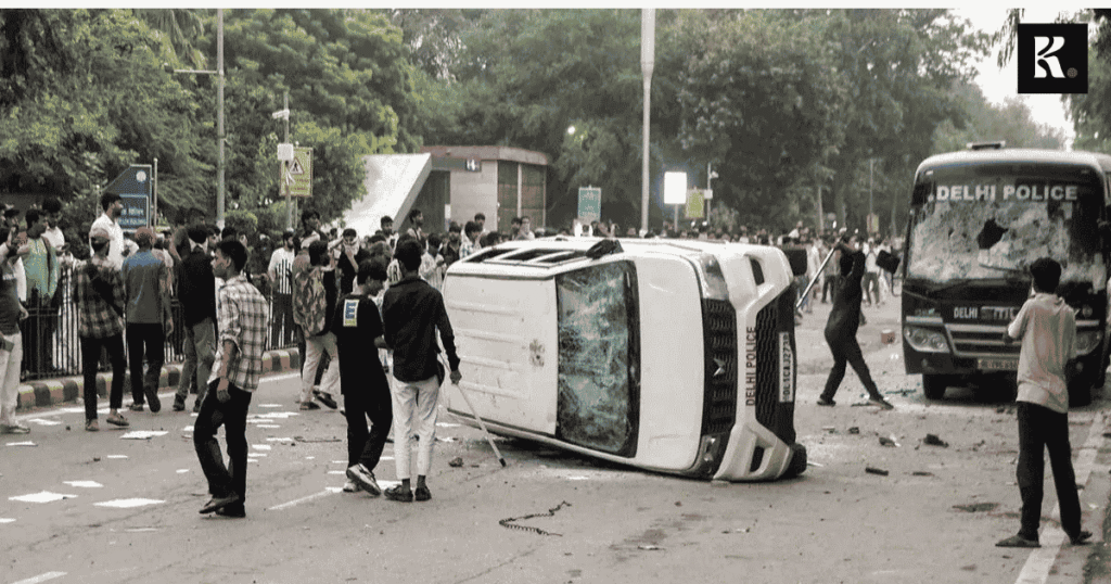 delhi protest knews